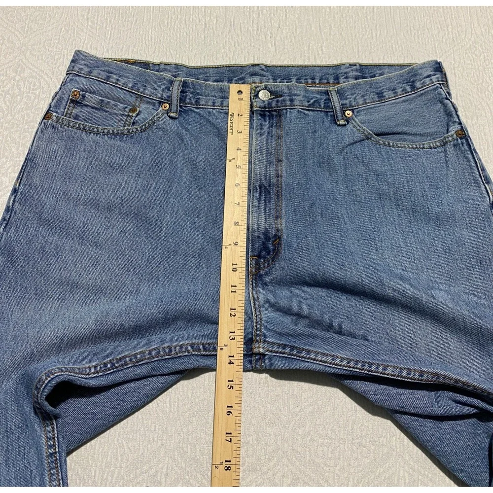 Levis 550 Jeans Men's 44x29 Blue Relaxed Fit Denim Medium‎ Wash Y2K